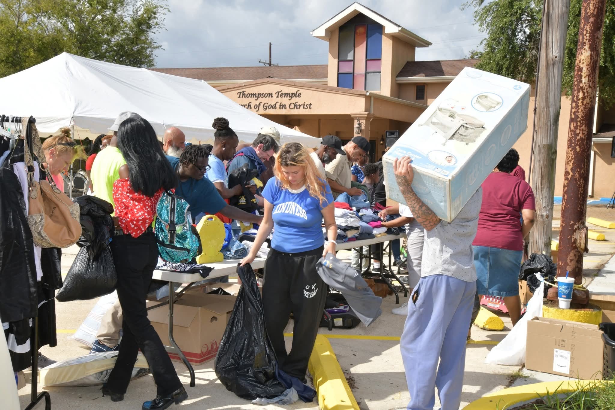Thompson Temple outreach in action