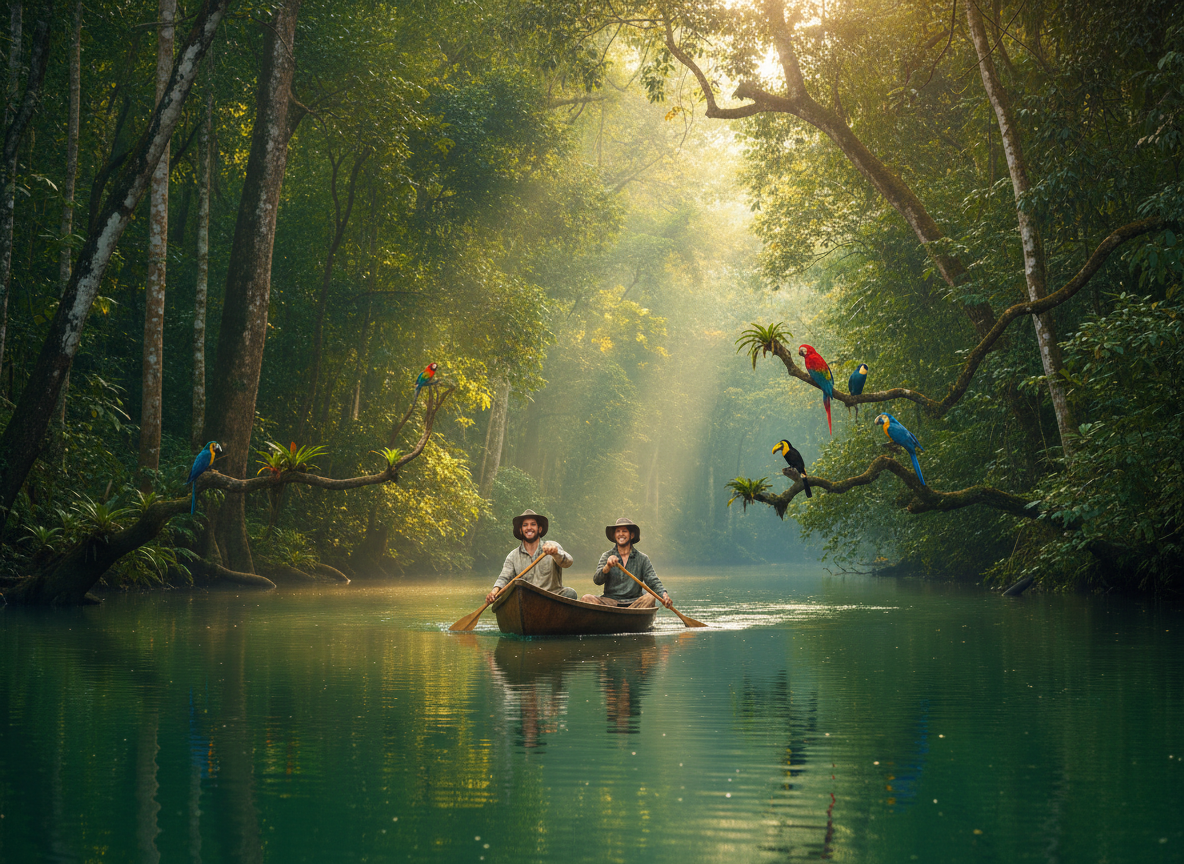 Rainforest Canoeing