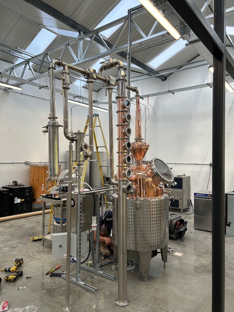 Copper still with dedicated 3-phase supply
