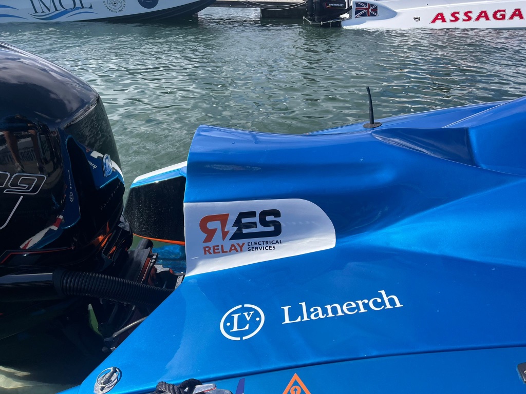 Relay Electrical Services, powerboat sponsorship