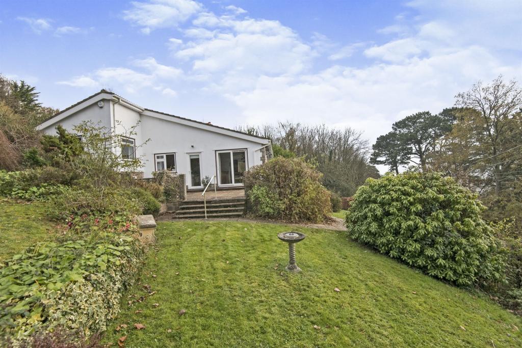 Rear elevation of the property