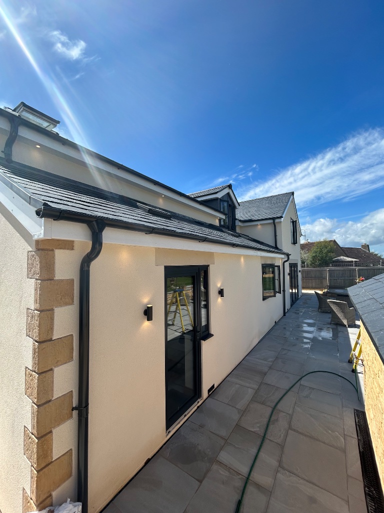Exterior - external lighting and building supplies