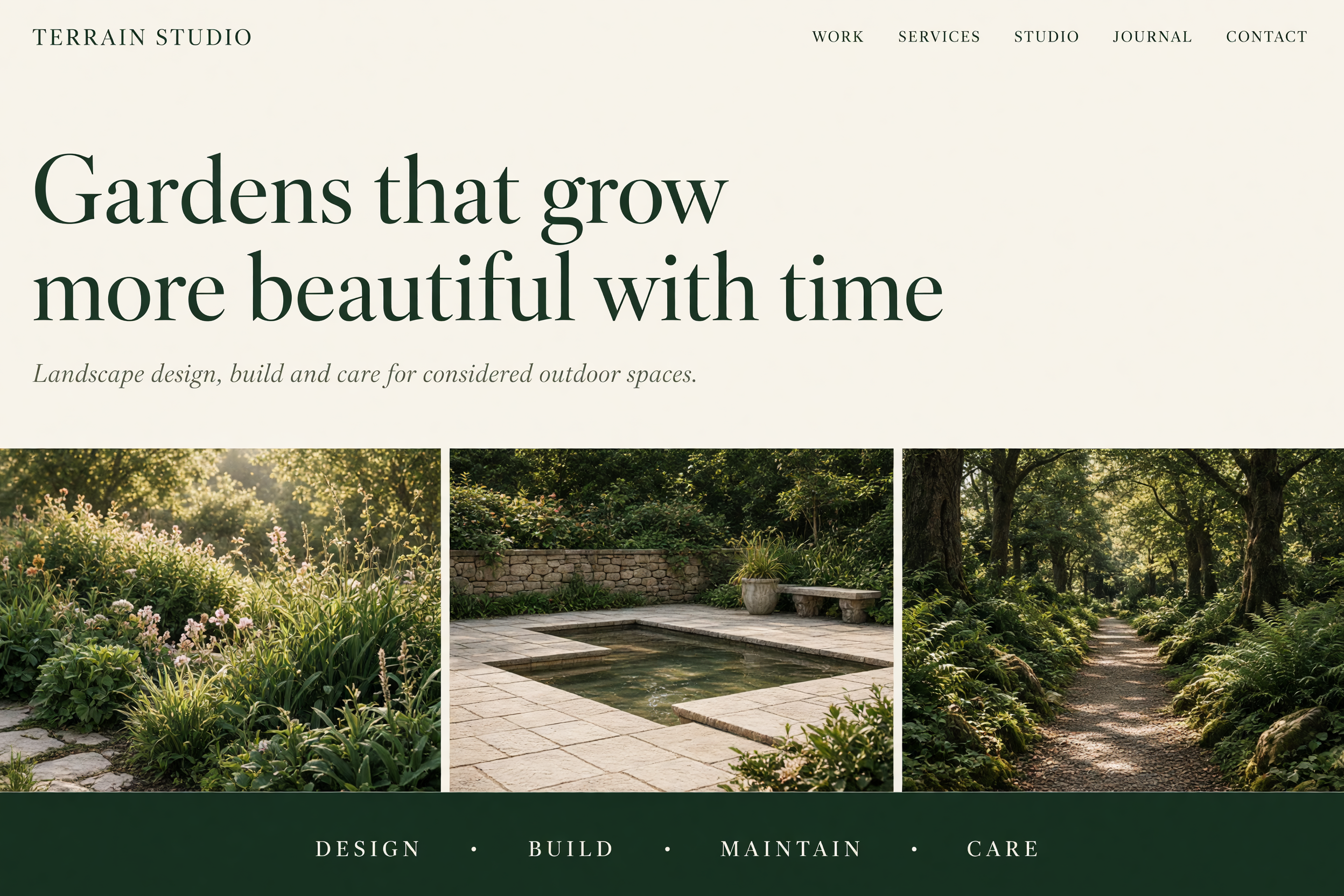 Sample Layout — Landscaping & Outdoor preview