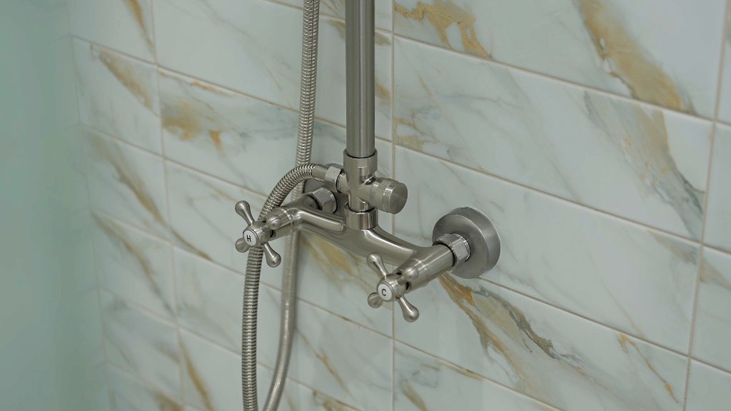 Shower fixture detail real estate photography Las Vegas NV by Air to Ground Media