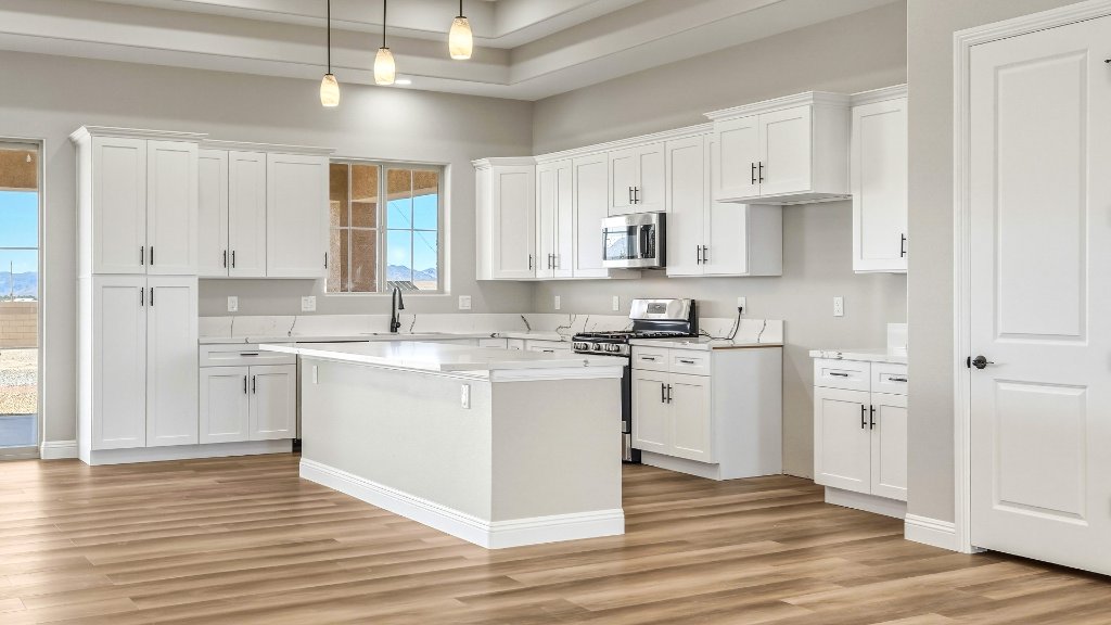 Bright kitchen real estate photography Las Vegas NV by Air to Ground Media