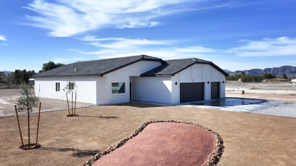 New construction exterior real estate photography Pahrump NV — Air to Ground Media