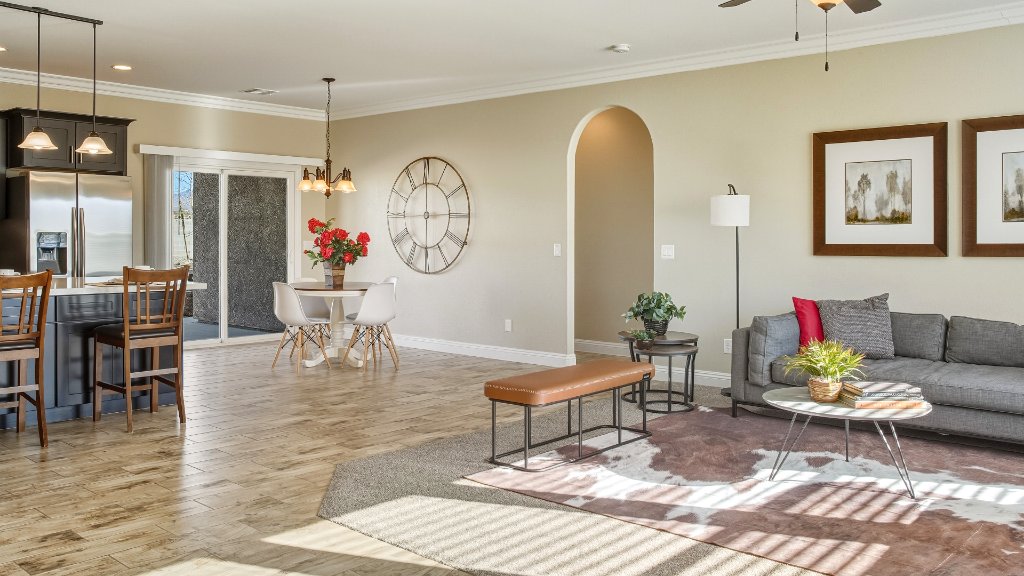 Open living space real estate photography Las Vegas NV — Air to Ground Media