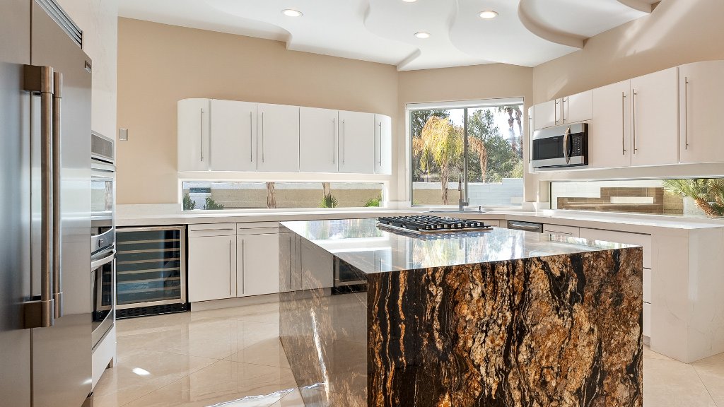 Gourmet kitchen real estate photography Las Vegas NV — Air to Ground Media