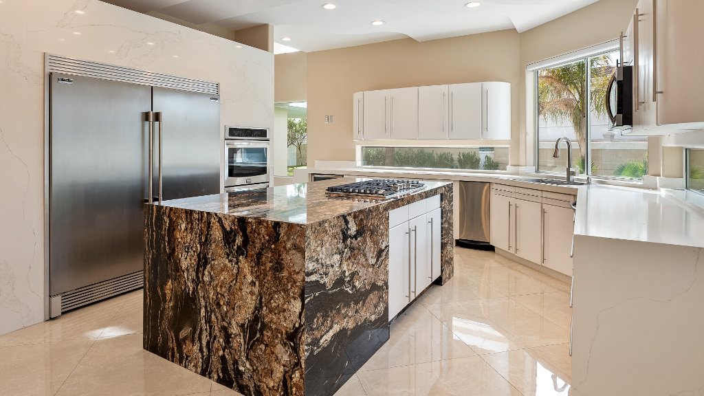 Kitchen island real estate photography Las Vegas Nevada by Air to Ground Media