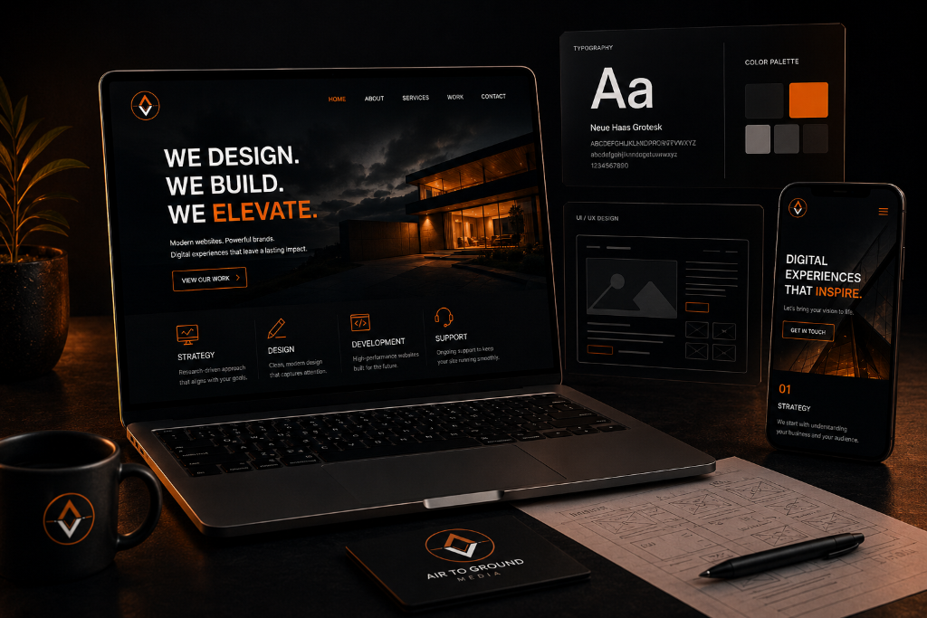 Web Design videography Las Vegas | Air to Ground Media