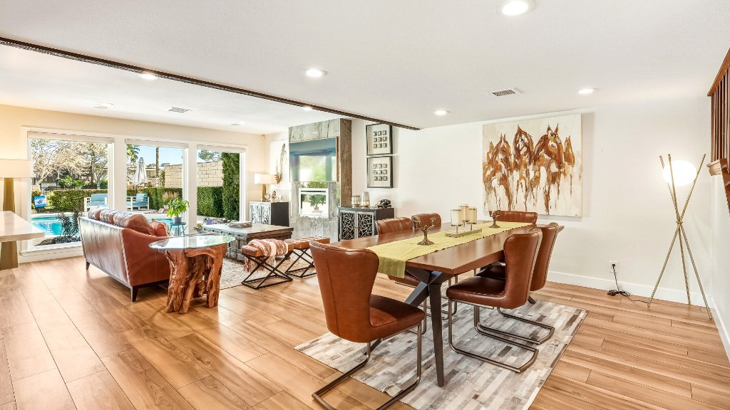 Dining and living room real estate photography Las Vegas NV — Air to Ground Media