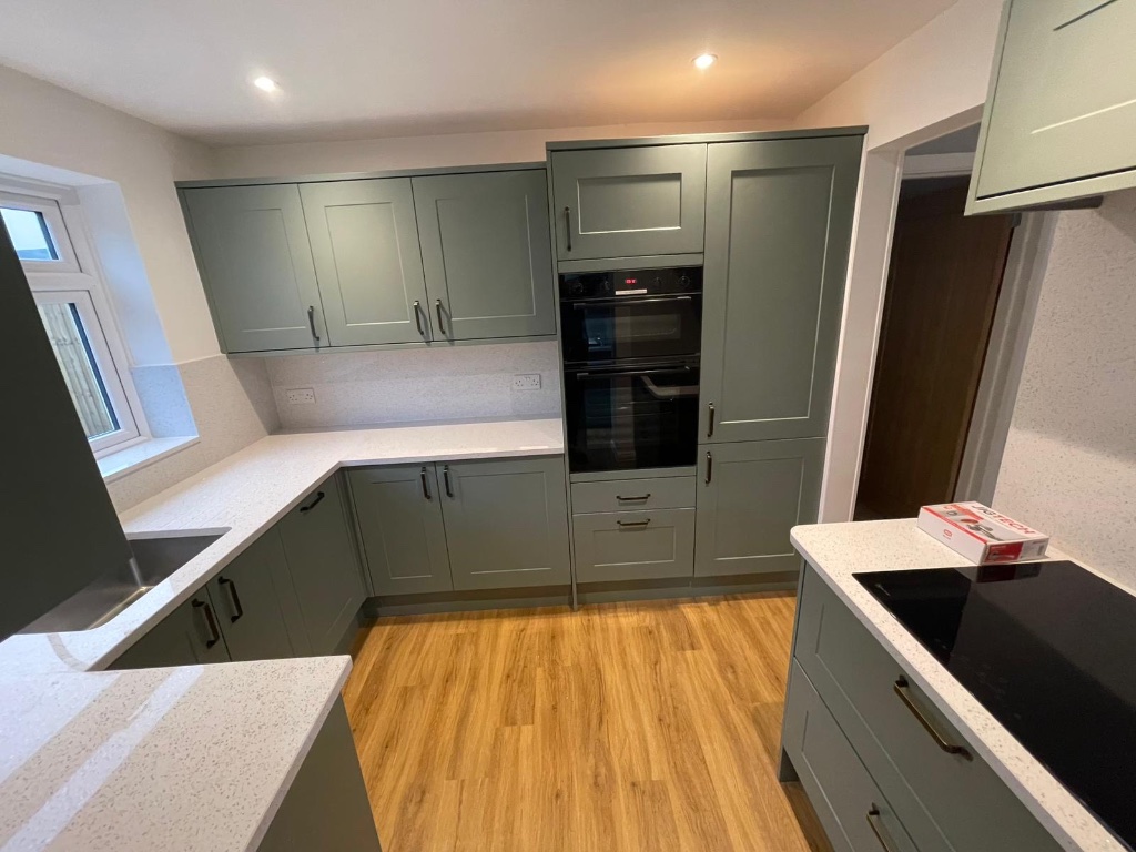 Modern Sage Kitchen Installation