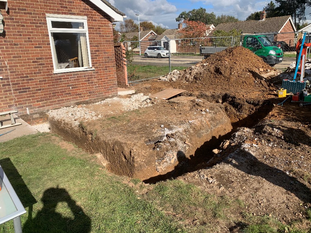 Extension Groundworks & Foundations