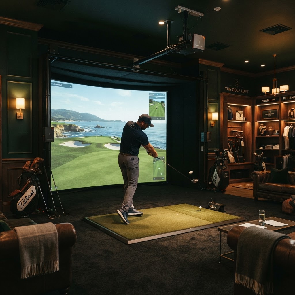 Book a golf simulator session
