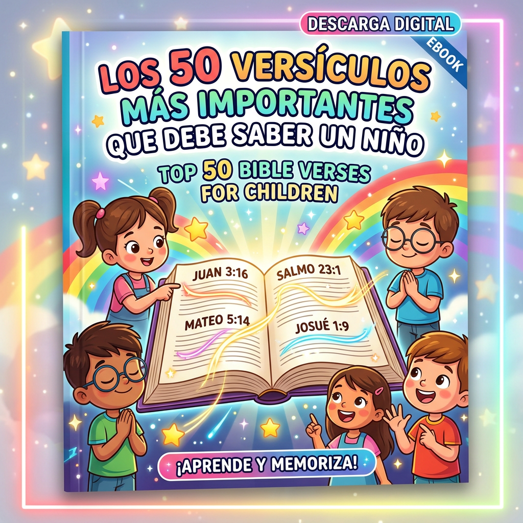 Los 50 Versículos más importantes para un Niño