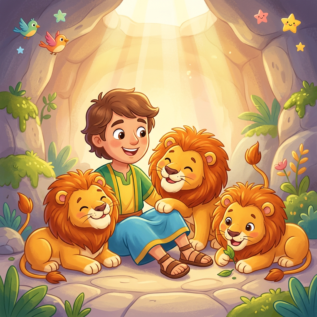 Daniel en el foso de los leones