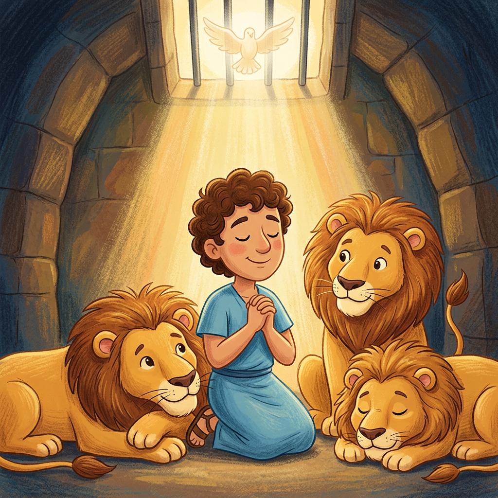 Daniel en el foso de los leones