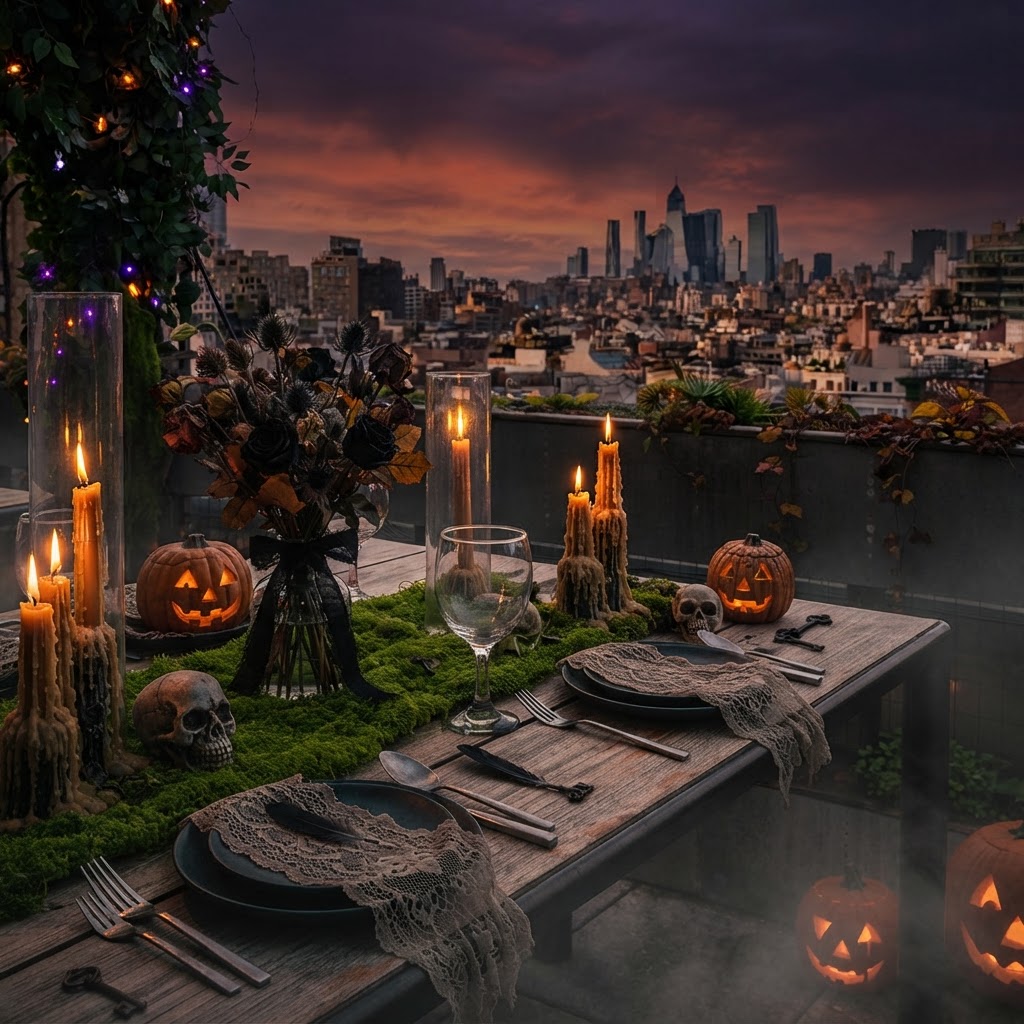 Halloween night at Walker Rooftop