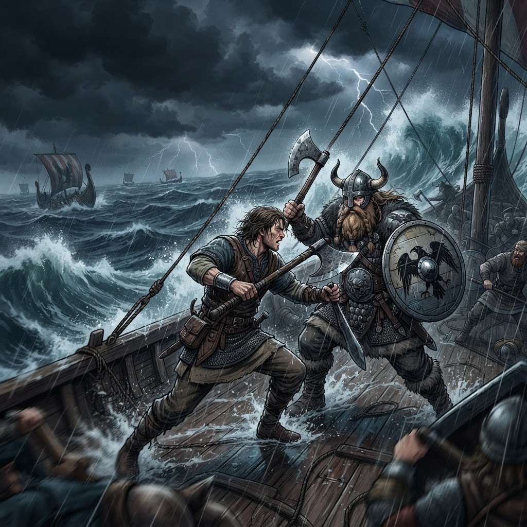 Capa de O garoto Viking