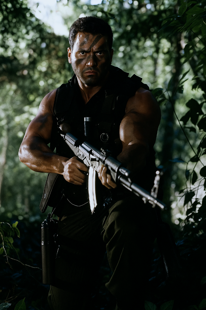 Cinematic action atmosphere