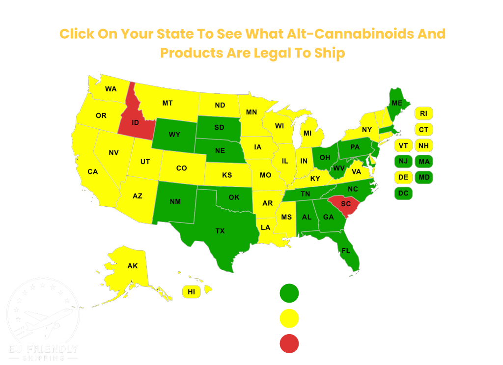 Fire Hemp Shipping Map