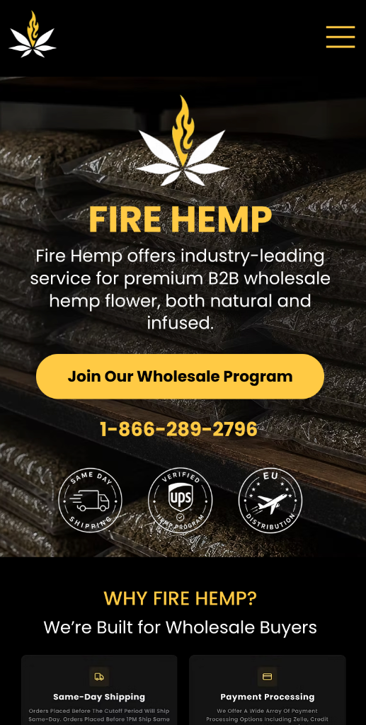 Fire Hemp screen