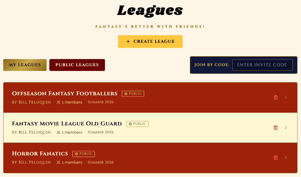 Leagues