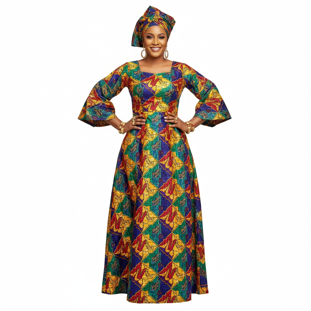 Robe Wax Colorée