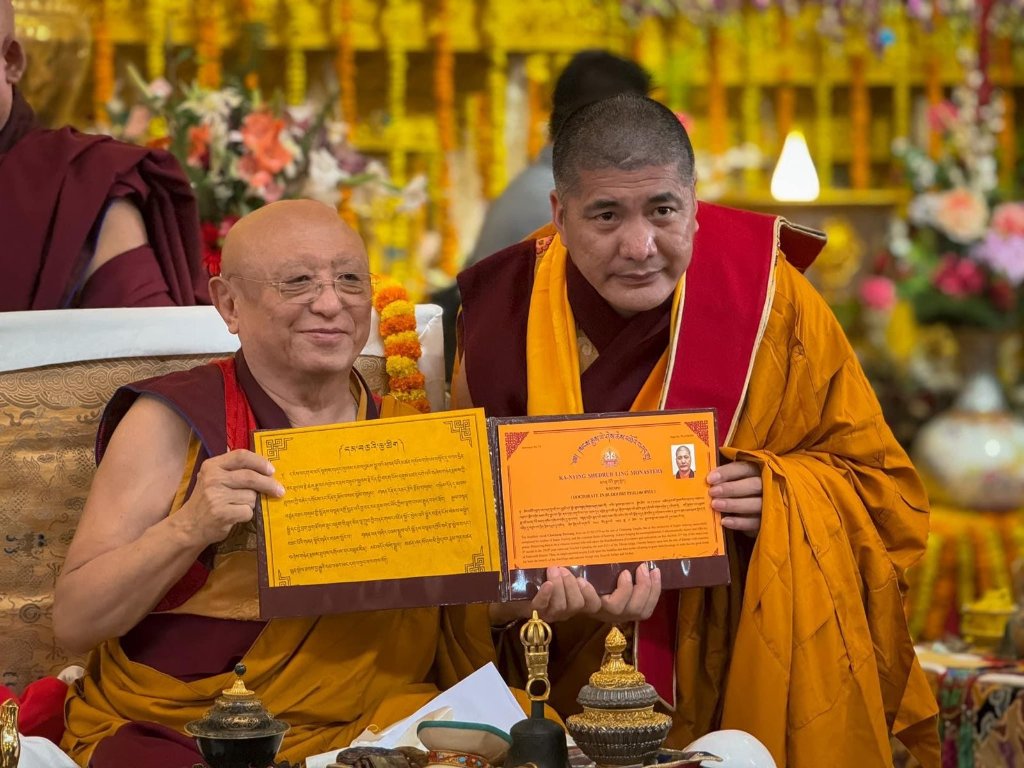 Auspicious Conferral of the Khenpo Degree upon Tsewang Rinpoche