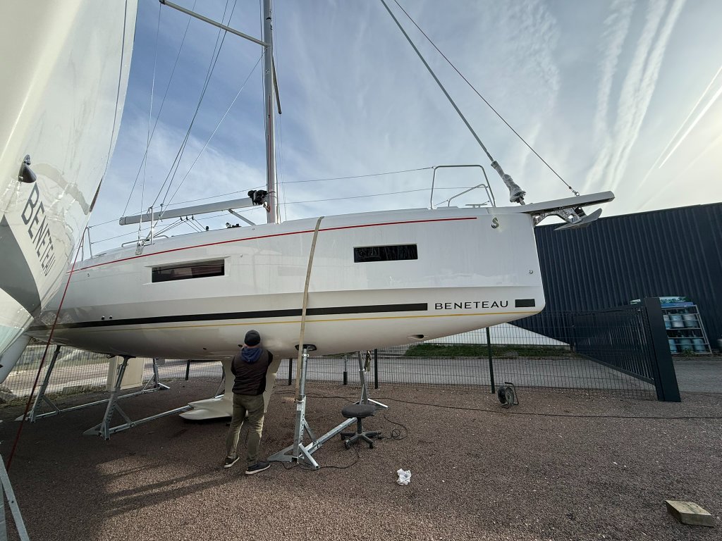 Beneteau – Voilier en carénage