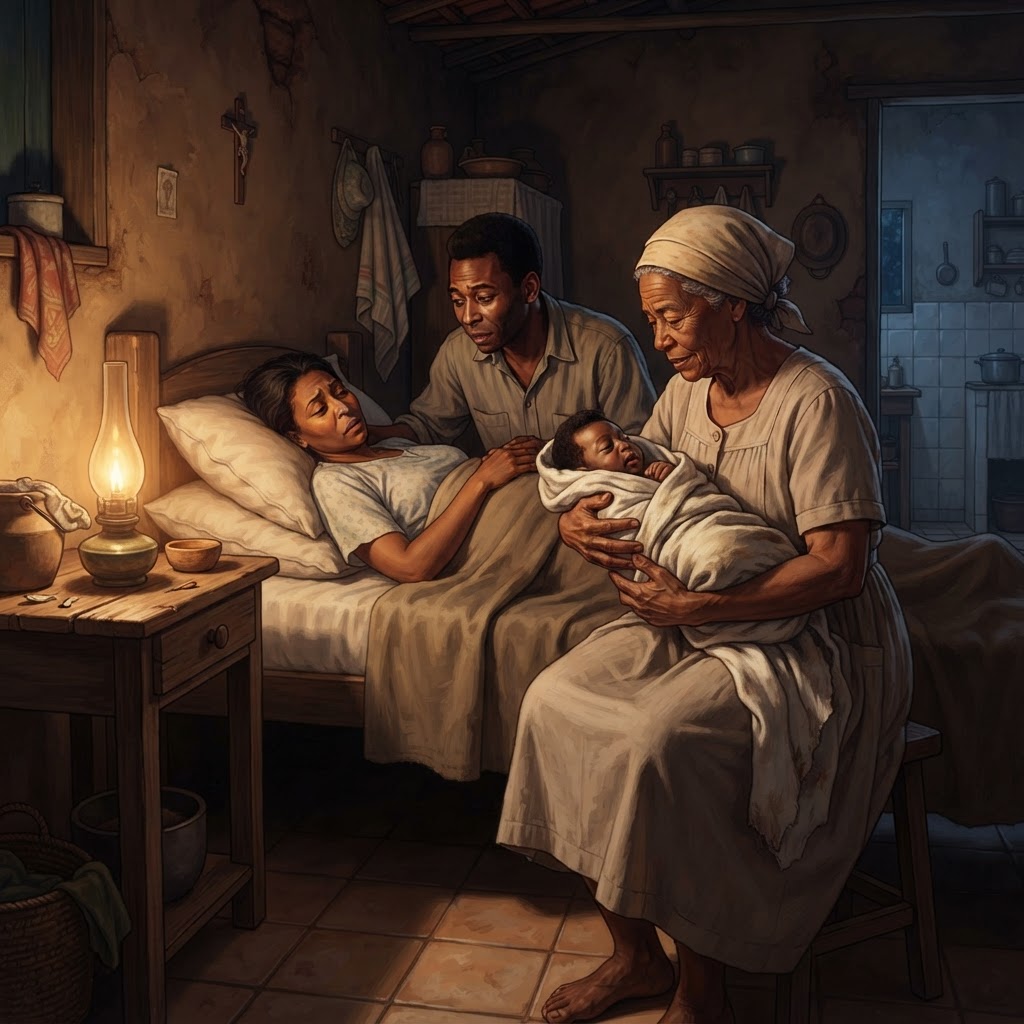 Illustration représentant Pelé, Naissance de Pelé.