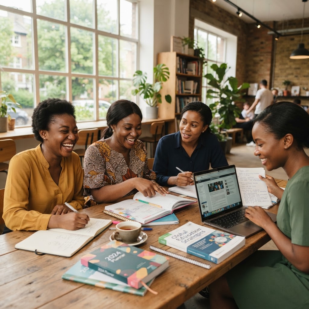 Ghanaian teachers learning together
