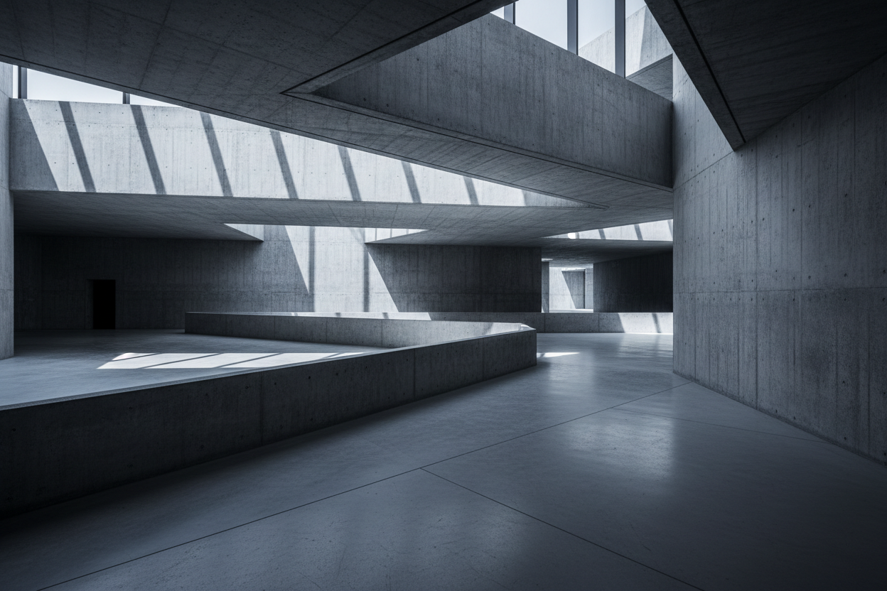 Modern minimalist interior