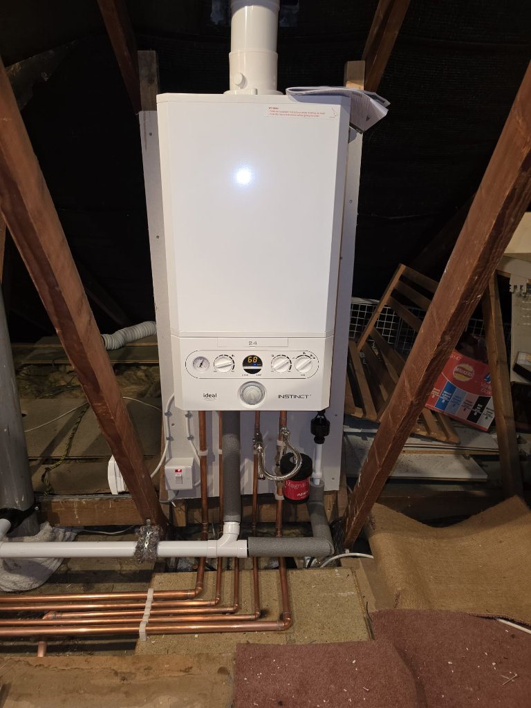 Ideal Instinct Boiler — Loft Installation