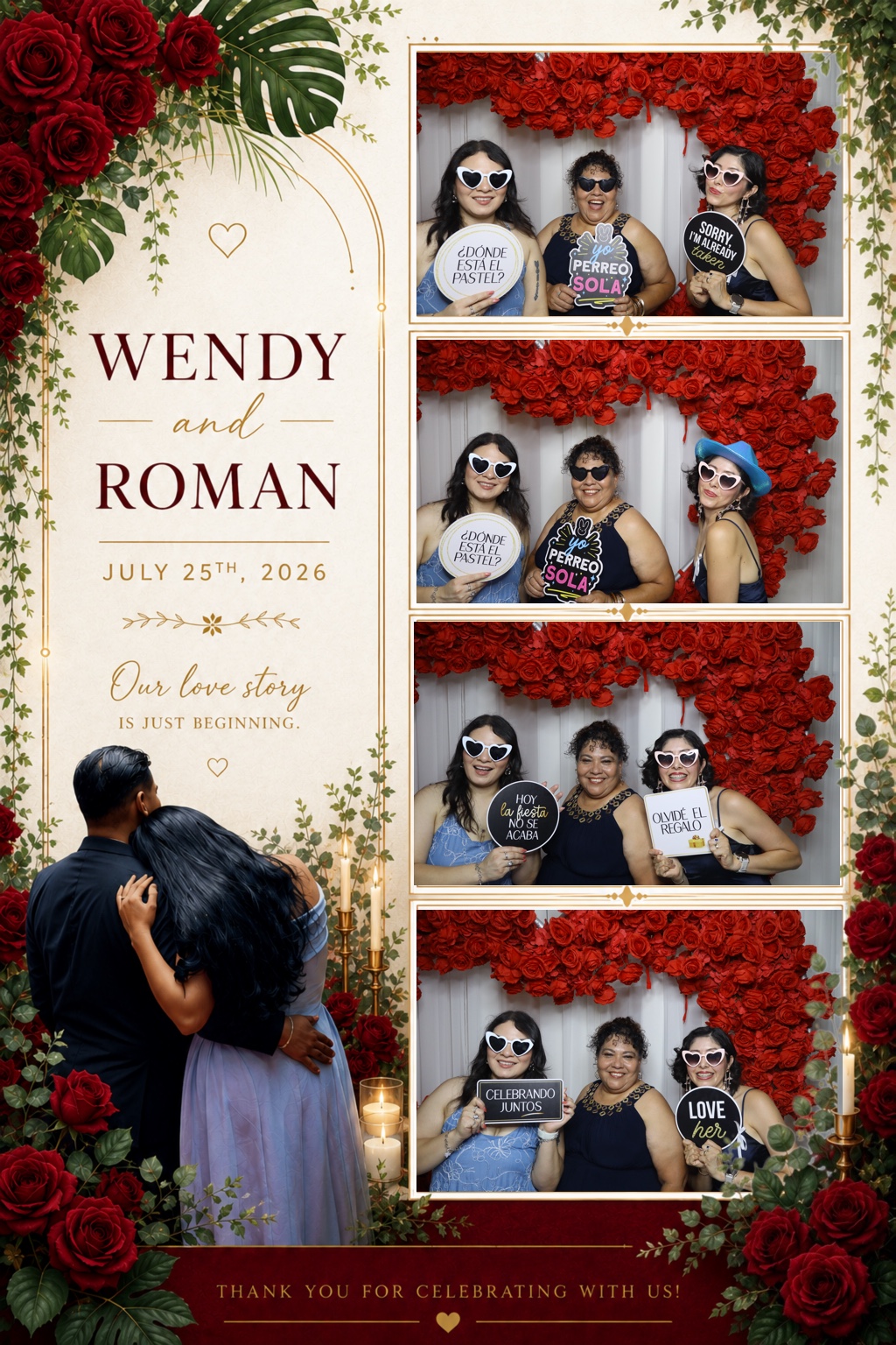Wendy & David Photobooth