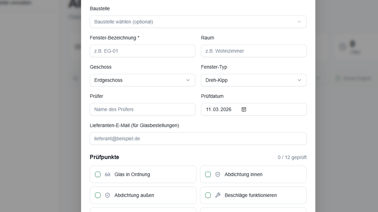FensterCheck template preview