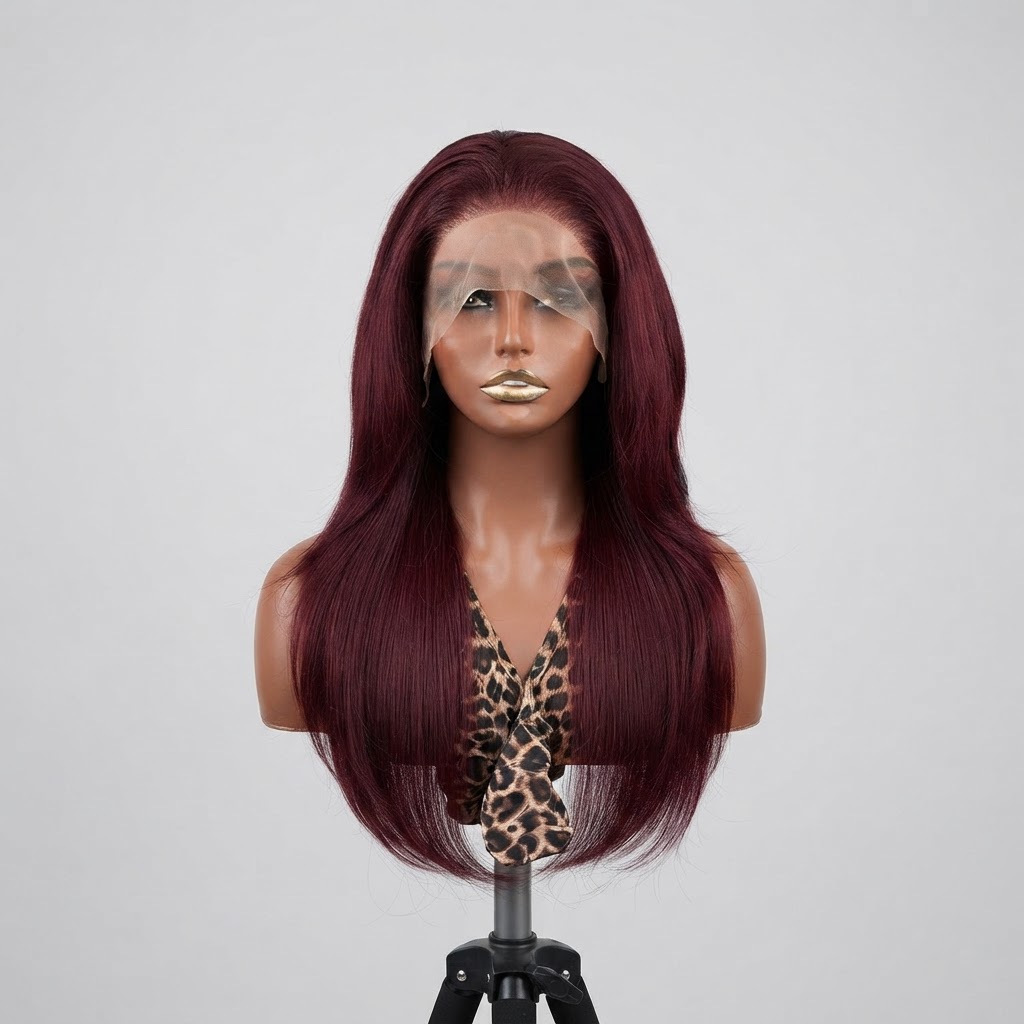 Human hair Red
