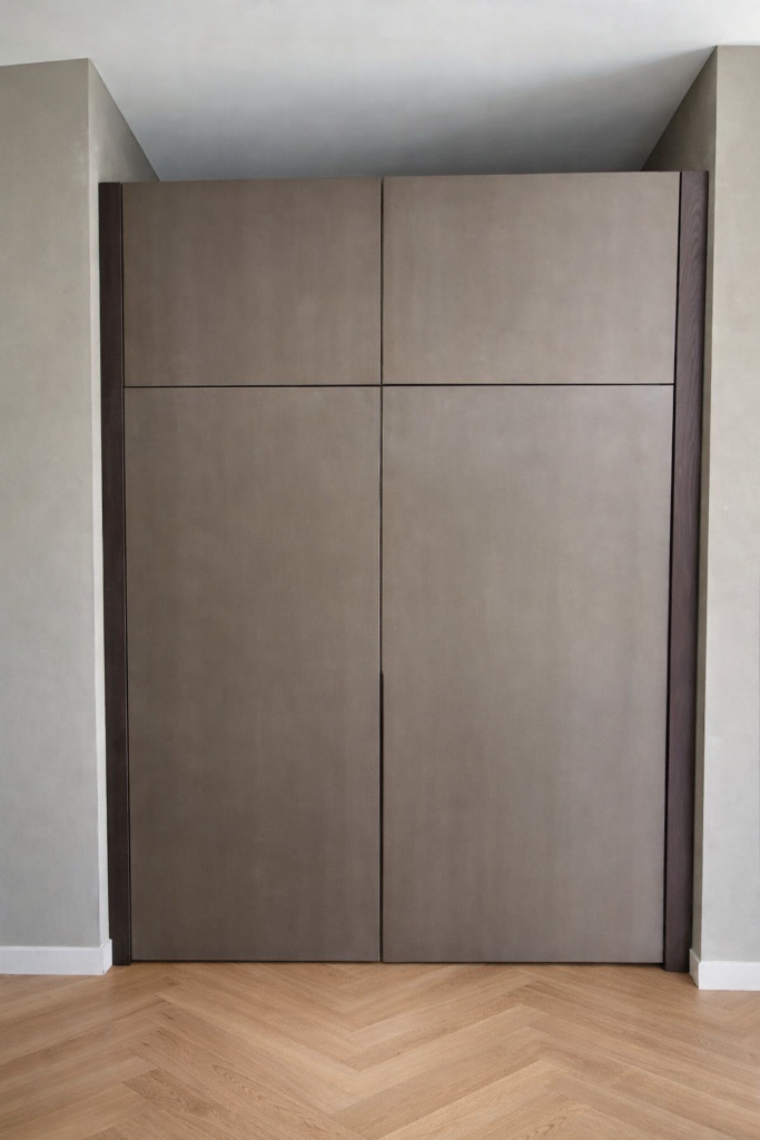 Concrete-Finish Wardrobe