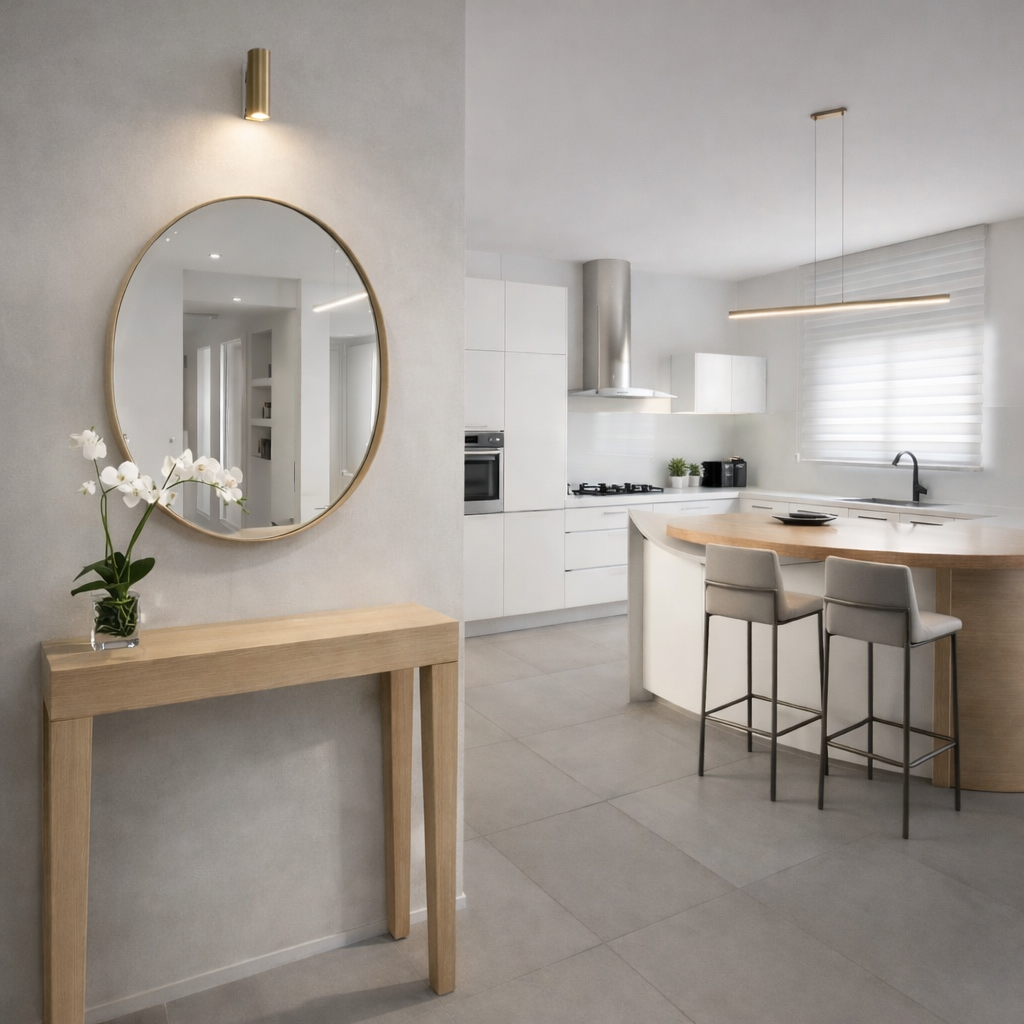 Soft Curve Kitchen