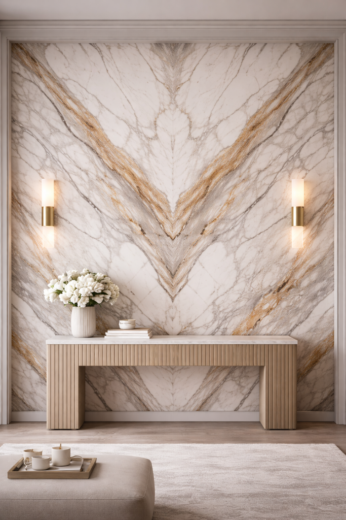 Fluted Console Table