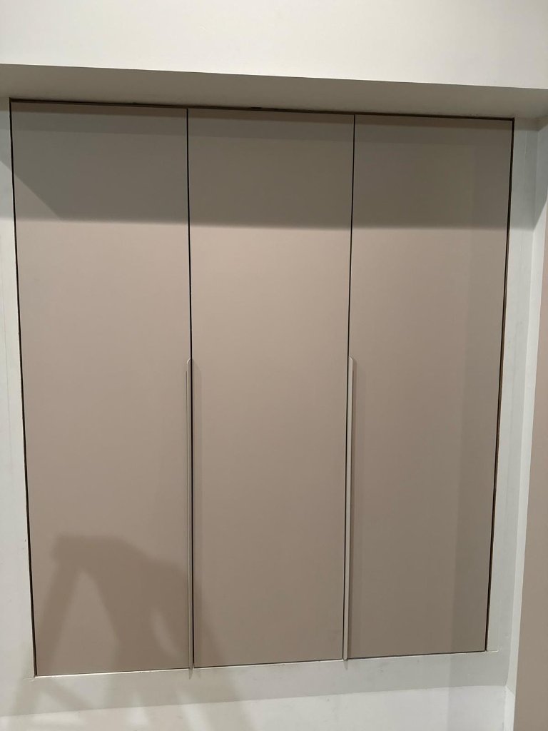 Taupe Closet Doors