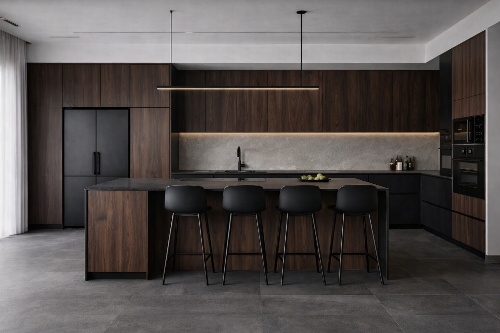 Warm Minimal Kitchen