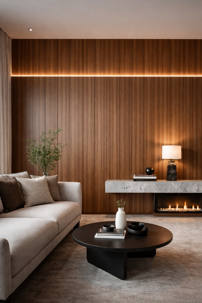 Vertical Wood Paneling