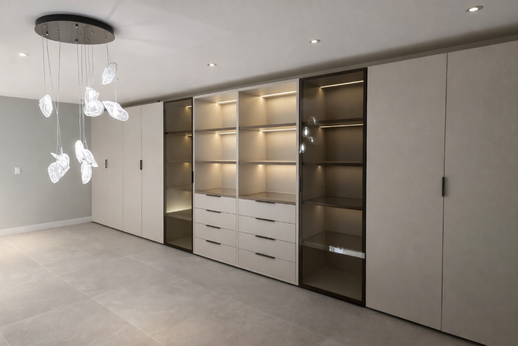 Illuminated Wardrobe Wall