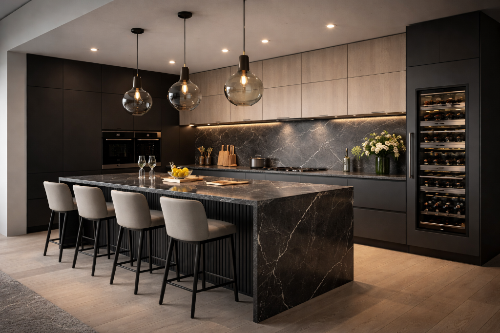 Statement Stone Kitchen