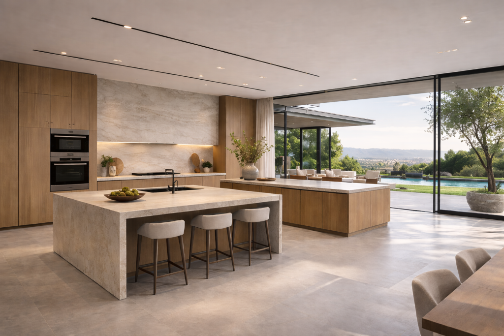 Luxury Open Concept Kitchen