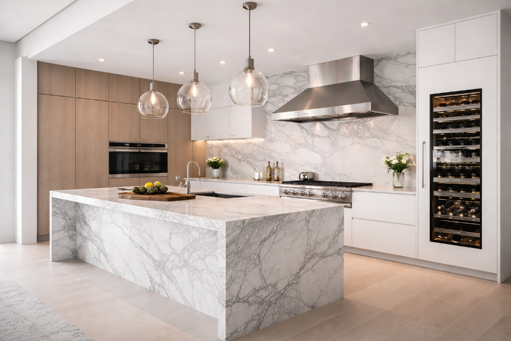 Statement Island Kitchen