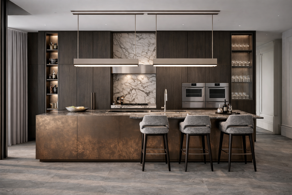 Bronze Tone Kitchen