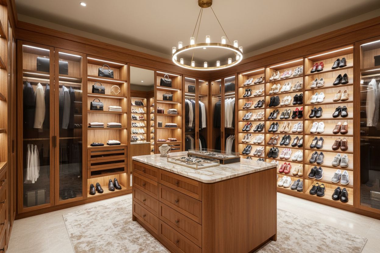 Walk-In Closets & Wardrobes