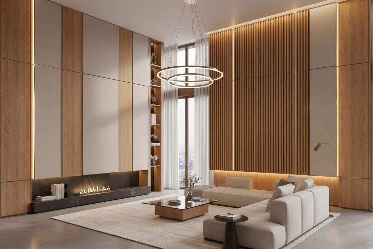 Modern Wood Paneling